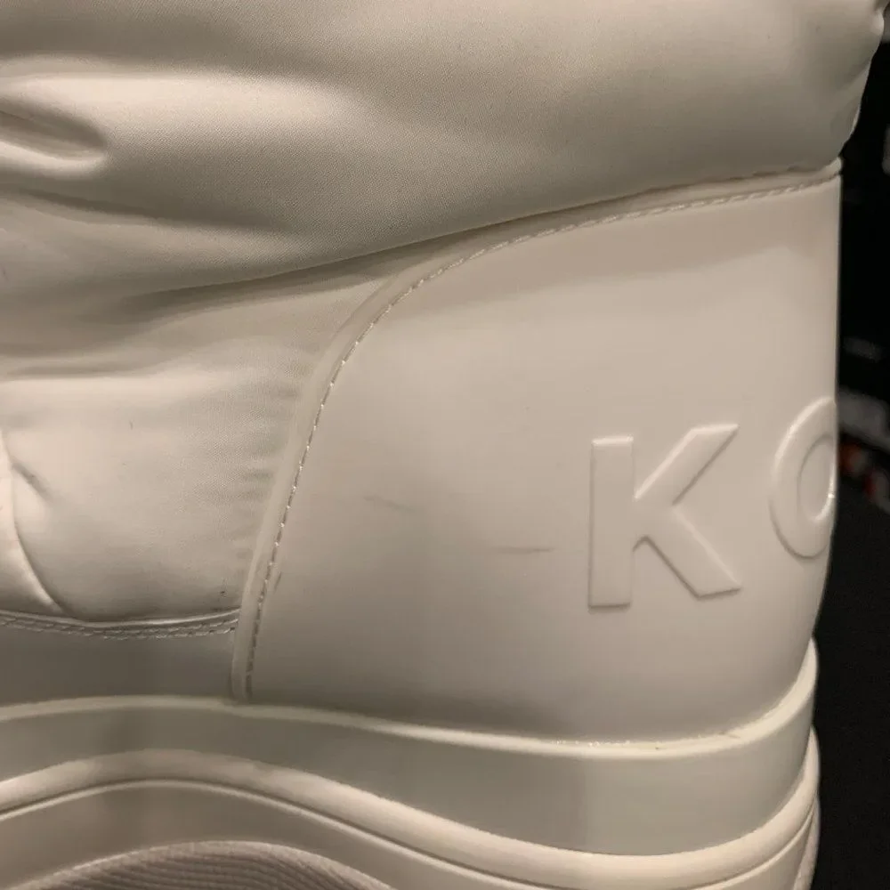 WHITE Michael Kors Gamma Cold Weather Tall Boots retail $225 - Picture 4 of 8